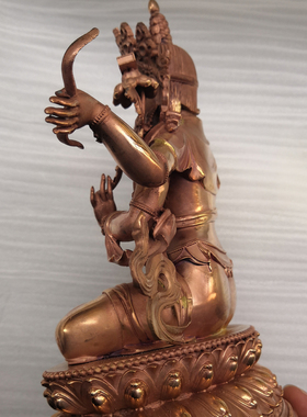 文殊菩萨居家供奉密宗铜佛像