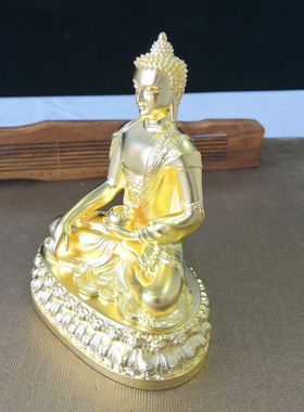 纯银密宗供奉摆件药师佛