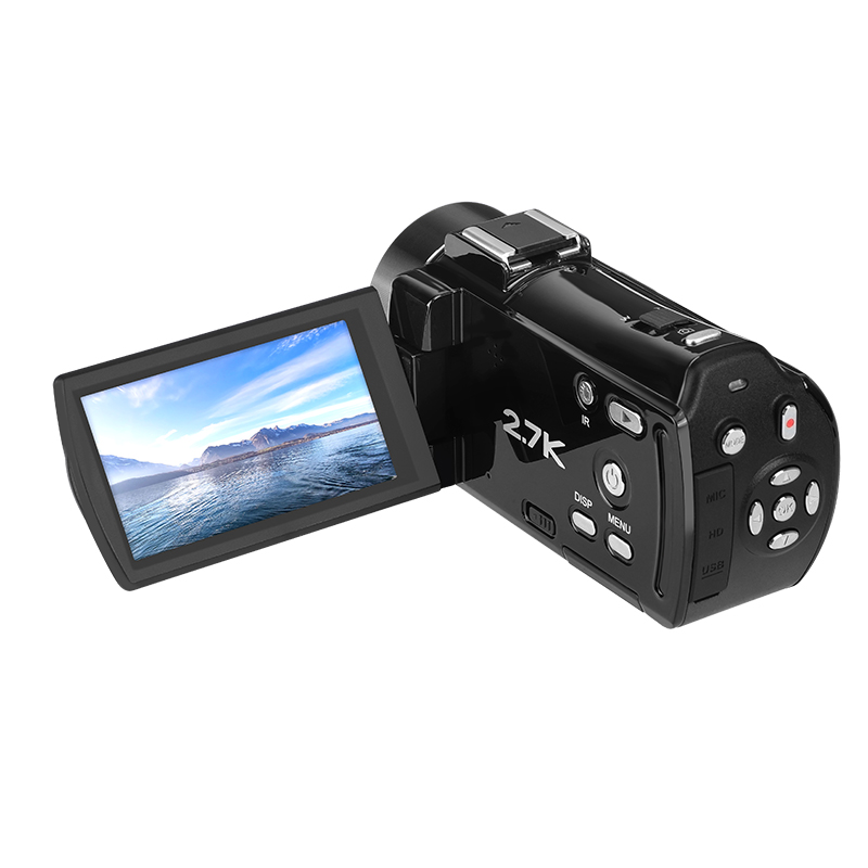 欧达V17家用数码摄像机直播录影婚庆工程拍摄2.7K高清DV - 图0