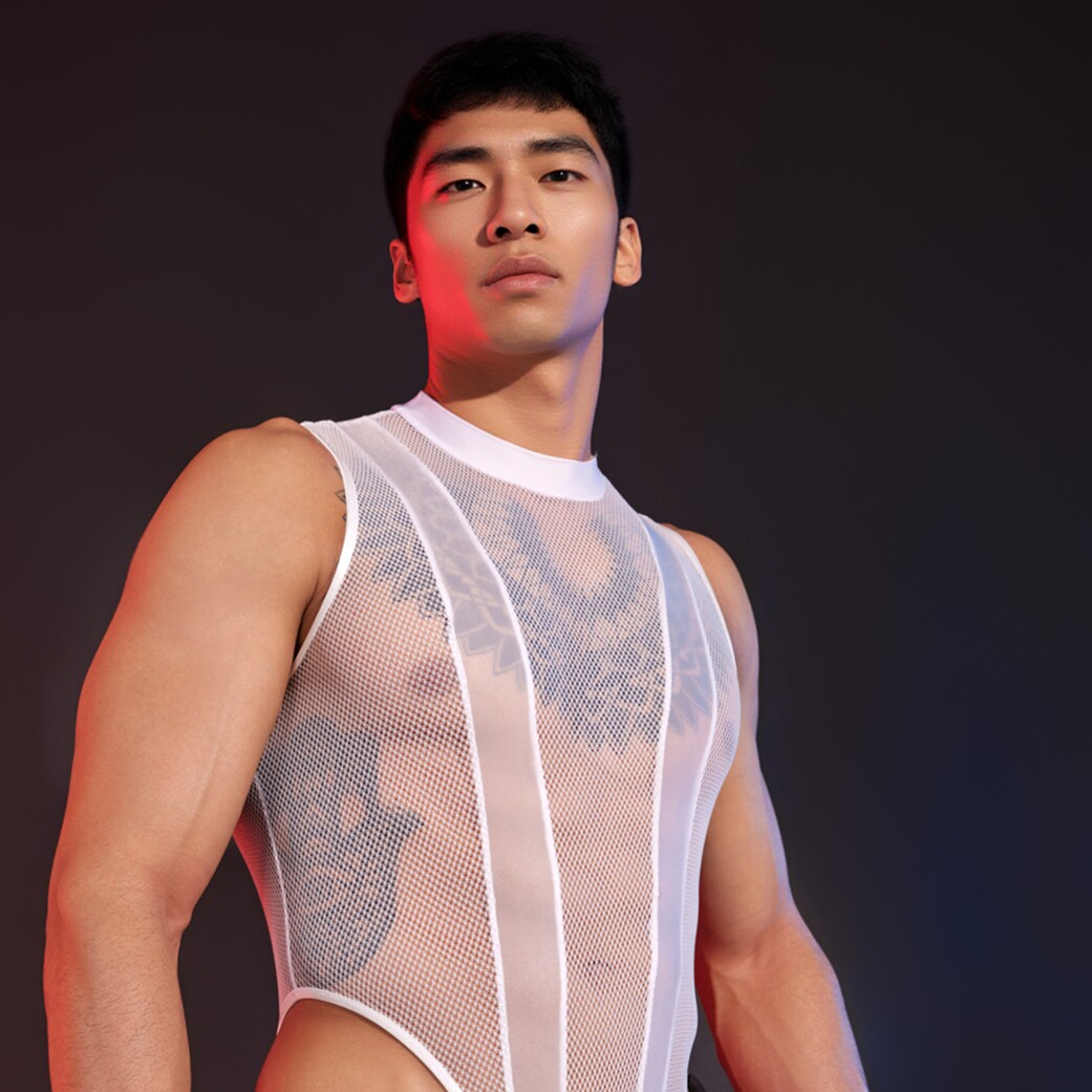 男士性感连体衣夜店酒吧表演服青年内衣紧身塑身透明连体丁字裤潮,淘宝优惠券,粉丝福利购,淘宝优惠卷