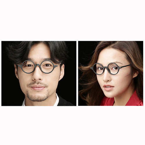 【清仓特价】溥仪民国风复古老花镜圆形树脂高清镜片抖音爆火时尚 - 图1