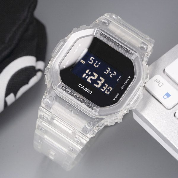 casio gshock小方块男女方形电子表