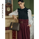 Ретро демисезонная сумка на одно плечо