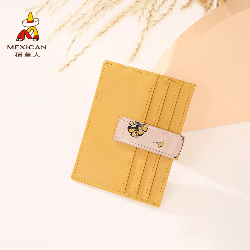 稻草人女士小巧时尚简约设计零钱包 稻草人箱包钱包