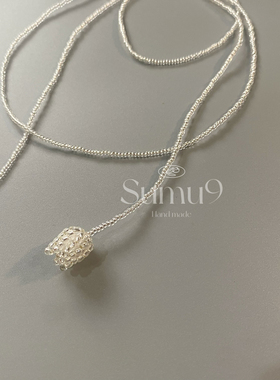 极细铃兰原创多种戴法手工自制串珠项链女清冷感锁骨链新款颈链