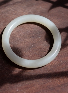 和田白玉 大气 古典 复古 手镯 实惠 白玉手镯 仅此一支 已结缘