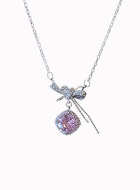 潮超闪锆石精致甜美女轻奢吊坠