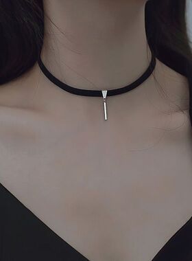 链女网红风项链ins一字嘻哈小