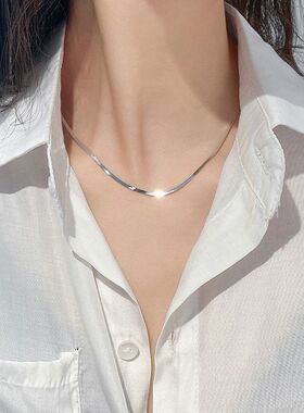 项链轻奢简约锁骨气质链颈链刀片