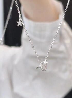 轻奢小众夜精致の链气质高级感锁骨流星设计感时尚项链ins女夏季