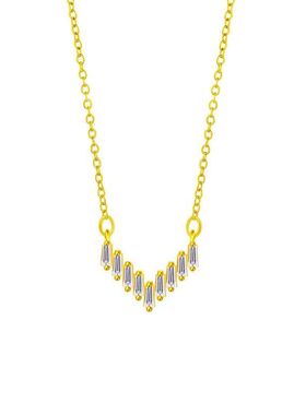 项链奢小众锆石批发字链不锈钢