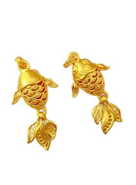 镂空新中式锁骨吊坠摆尾鱼跃龙门