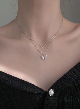 设计感小红书网红轻链锁骨同款