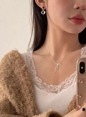 设计颈温柔甜美链轻时尚蛇骨链