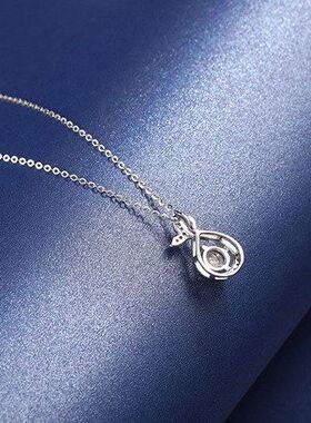 批发项链小众小鱼幸福闪钻锁骨