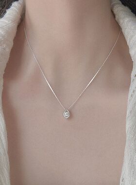泪水法式颈链潮锁骨链小众轻奢人