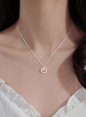 铃兰项链清新圆环花轻奢链颈链女小众设计感高级精致甜美锁骨批发