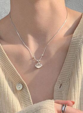 祥云福锁链复古项链新款中国风锁