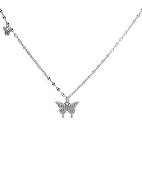 蝴蝶新款直播红小红书闺蜜女锁骨