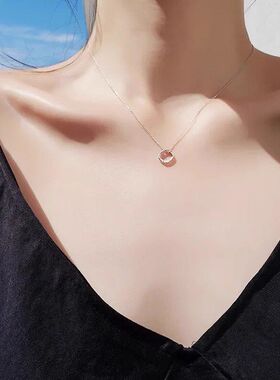 秋冬小众女设计感锁骨链潮颈链