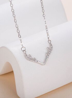 女新款圣诞礼物抖音韩版锁骨项链