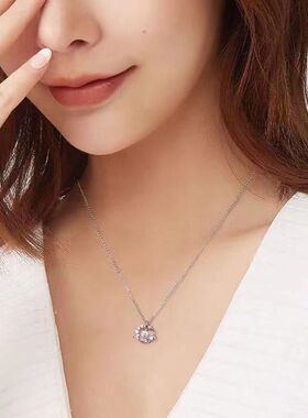 颈链你锆石秋冬吊坠女鱼生简约
