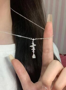 时尚项链锁骨女巴洛克小众年链