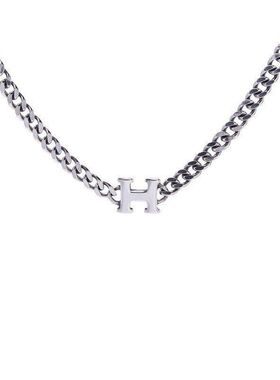 大门链锁骨链韩国字母链轻高级