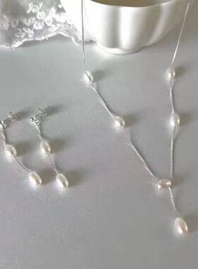 满天星珍珠项链淡水优雅简约链