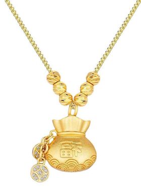 项链吉祥福袋挂工艺坠钱袋子链女