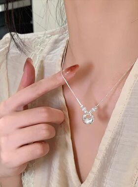 福气满满颈链红感奢网吊坠项链