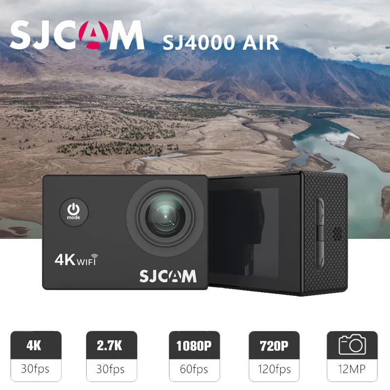 SJCAM SJ4000 AirSJCAM户外骑行潜水运动相机SJ4000 Air防水DV 4K-图0