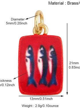 R59 纯铜椰树气球龙虾蜗牛酒杯贝壳蜻蜓鸭子螃蟹樱桃 项链吊坠