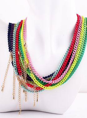 潮牌盒子链潮牌流行马鞭链