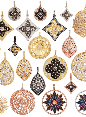 四叶草丽晶明珠女生纯铜