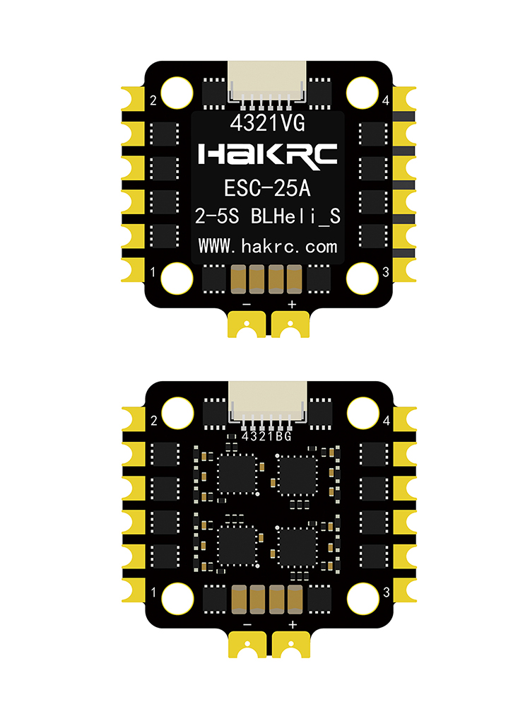 HAKRC海科15A电调25A四合一电子调速器mini款孔距20x20mm电池2-5S - 图2