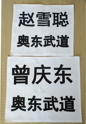柔道比赛布贴 个性背贴 专业比赛贴柔術设计 柔道服背布 - 图2