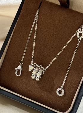 设计师S925纯银 光面蛇项链轻奢经典百搭简约个性男女同款无钻