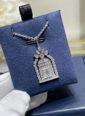 鑫葆康925银满钻吊坠