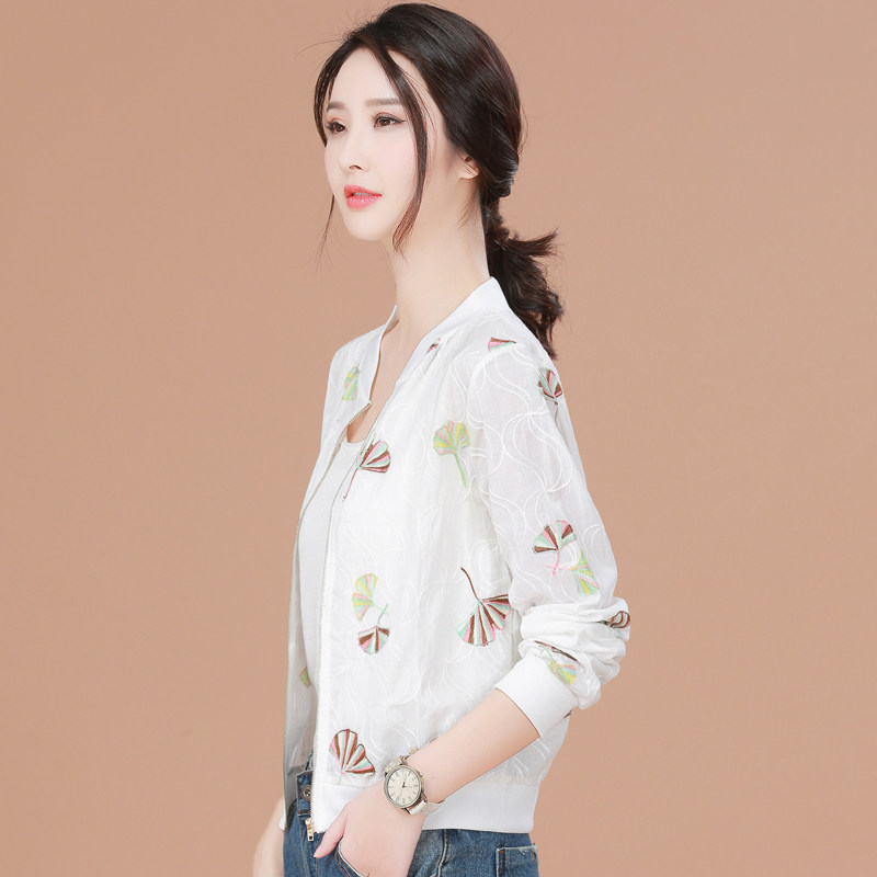 立领短外套女绣花宽松 韩潮袭人短外套