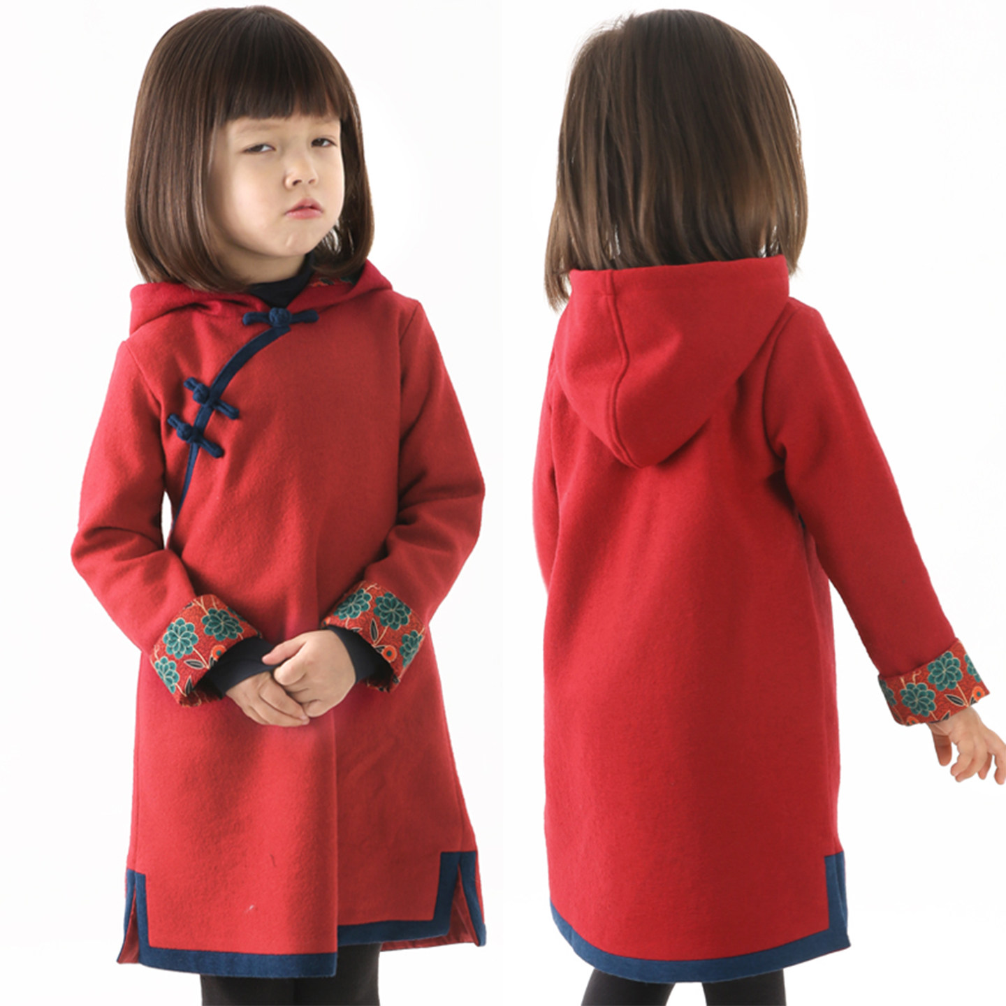 清仓雅童小铺童装女童秋冬连衣裙宝宝公主礼服裙儿童唐装旗袍裙子,淘宝优惠券,粉丝福利购,淘宝优惠卷