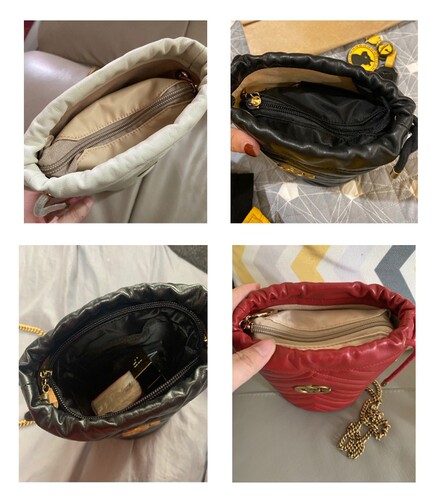 适用Gucci古驰GG Marmont迷你抽绳水桶包带拉链内胆包收纳包内衬 - 图1