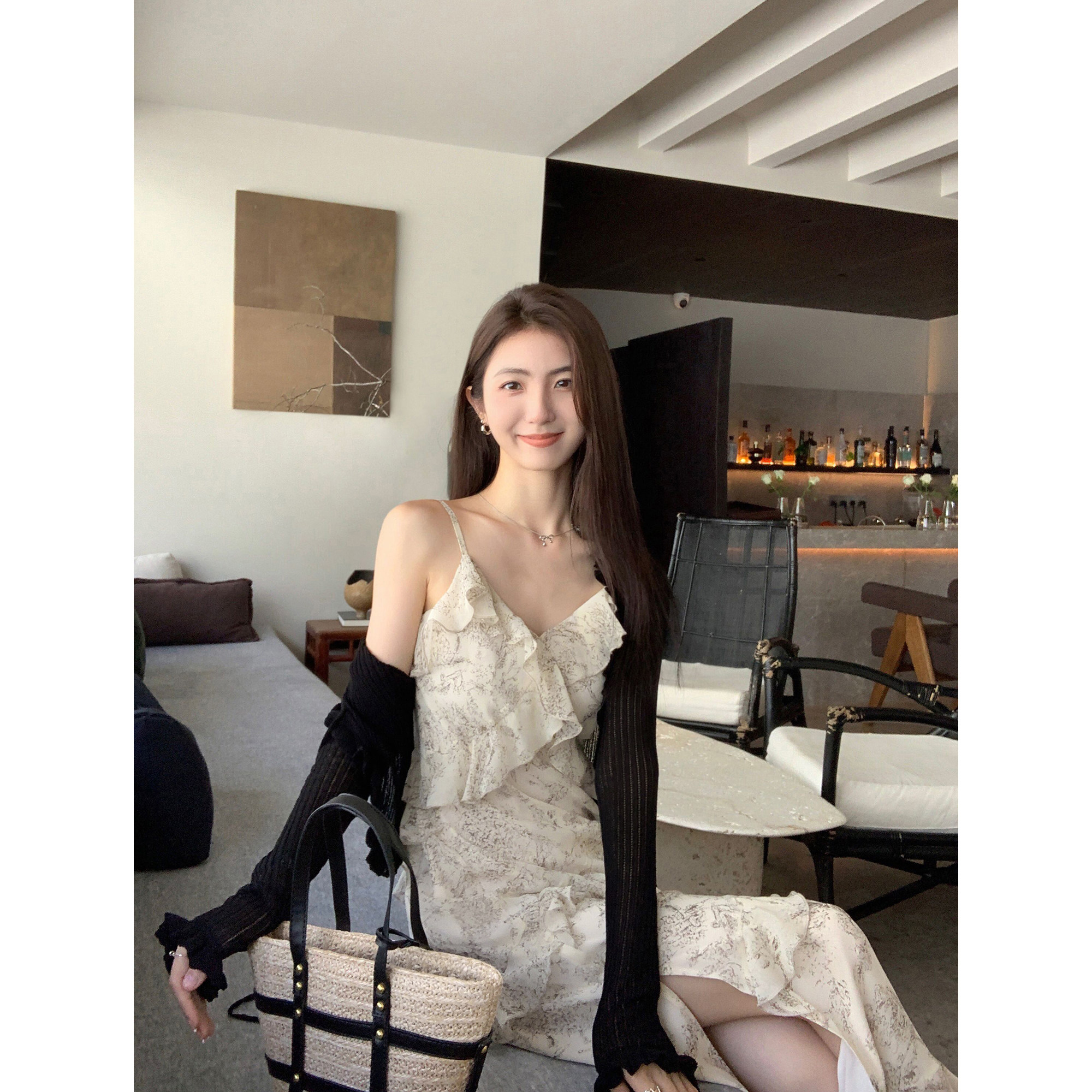 MULVAN 木耳边针织开衫女夏薄款气质短款外穿防晒衫披肩罩衫,淘宝优惠券,粉丝福利购,淘宝优惠卷