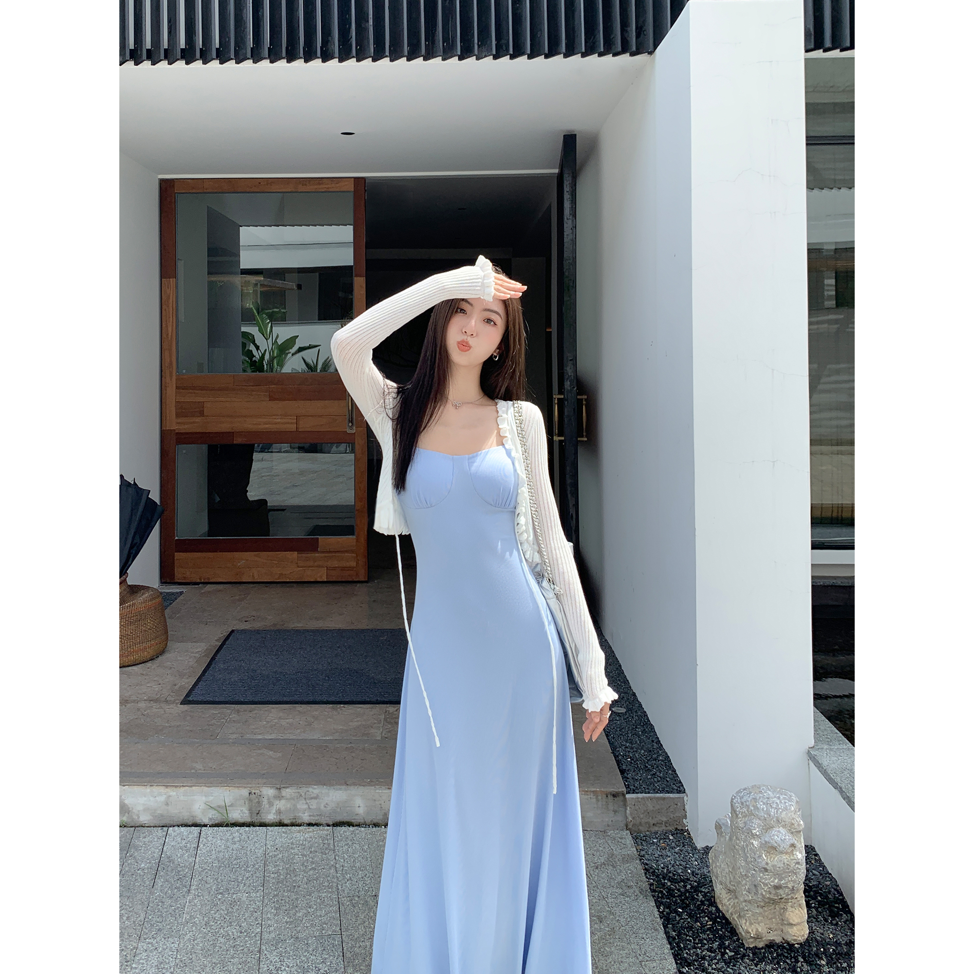 MULVAN 木耳边针织开衫女夏薄款气质短款外穿防晒衫披肩罩衫,淘宝优惠券,粉丝福利购,淘宝优惠卷