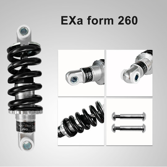 台湾 EXAform 260避震器后避震器山地自行车摩托车滑板车减震器