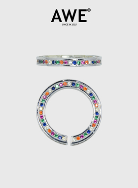 AWE焦迈奇同款S925纯银开口戒指