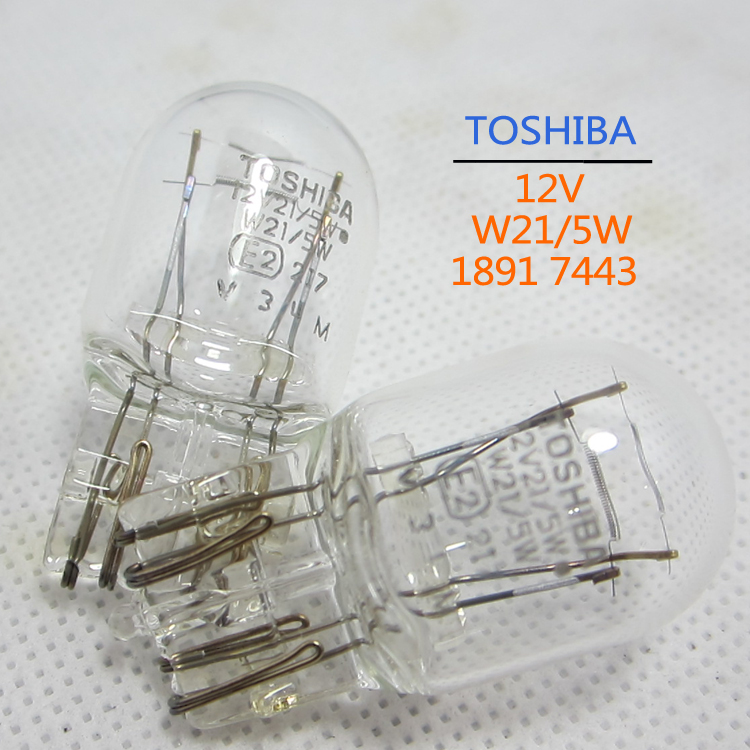 东芝 T10 T15 T20 921 W5W W8W Toshiba单双丝插泡刹车灯示宽灯泡 - 图0