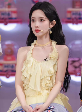 首发！孟子义同款小雏菊蕾丝项链锁骨链高级感轻奢可爱甜美百搭