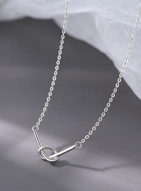 蔡文静宁悦同款打结项链