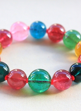 精选收藏级碧玺大颗粒手链